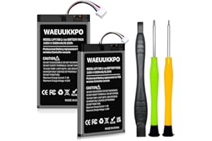 WAEUUKKPO PS5 Controller Akku, Ersatzakku mit hoher Kapazität LIP1708 für Sony PS5 PlayStation 5 DualSense CFI-ZCT1W Wireless Controller mit Toolkits (2 Stück)