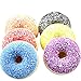 Price comparison product image LHWY_Toy Squishy Squeeze Stress Reliever Soft Random Colourful Doughnut Scented Slow Rising Toys Food Donut Cake Girls Adults