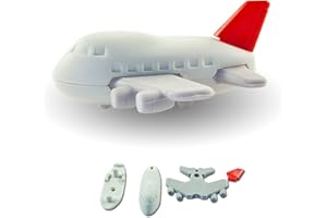 Gomme blanche en forme d'avion à aileron rouge, Iwako