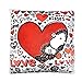 Produktbild Sheepworld 42379 Plüsch-Kissen, Motiv Love, kleines Zierkissen, 25 cm x 25 cm