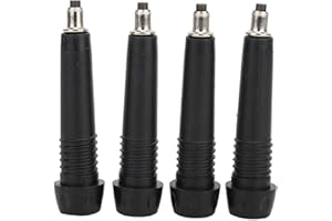 Keenso Alpenstock Tip, 4 Piezas Portátil Trekking Rod Tip Antióxido Alpenstock Walking Reemplazo de la Punta de la Varilla para Senderismo Bastones Trekking Sticks Alpenstock