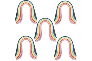 craspire 1300 Stück 26 Farben Quilling Papierstreifen Set Breite 3mm Länge 39cm Origami Papier Quilling Kunststreifen Für Bastelbegeisterte Erwachsene Anfänger DIY Handarbeit Weihnachten