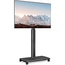 FITUEYES Support TV sur Pied pour Téléviseur 27''-55'' Hauteur Réglable