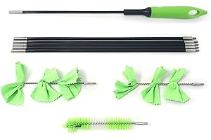 Purdoux NEU Kohlenfaser 2 in 1 CPAP Schlauchbürste reinigt und trocknet. Passend für schlanke und Standard-Schläuche. (Nicht kompatibel mit Resmed und Philips Heizschläuchen)