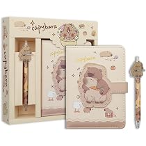 Ensemble Papeterie Capybara 105 Pièces - Fournitures Scolaires Mignonnes Pour Enfants Et Étudiants