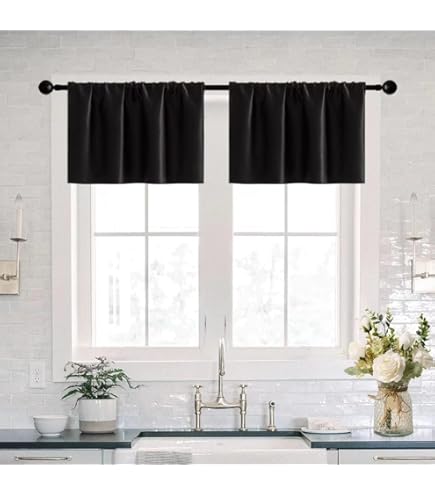 Rideaux De Fenêtre Rideaux Courts Portière Rideau Maison Rideau De Couleur Pure Rideaux De