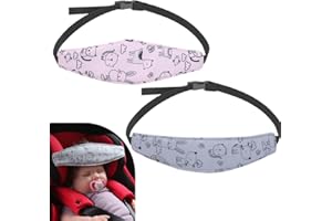 GGUFAY Kopfstützen für Autositze, 2 Stück, Kopfstütze, für Kinder, Auto, verstellbar, für Autositz, Kopfstütze, Kopfstütze für Reisen, Nackenschutz und Schultern(B)