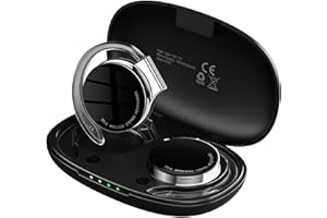 WAKERUG Open Ear Headphones Wireless V5.2, Headphones Wireless with Noise Cancelling Mic, Sports Headset with 4 Microphones, Waterproof Wireless Earphones for Night Running