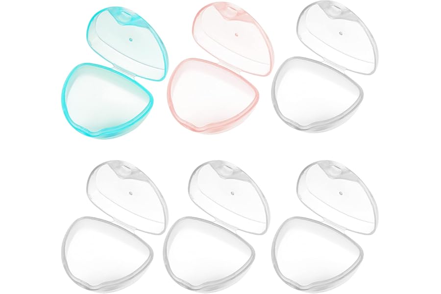 6 PcsCase for Baby Dummy Case, Pacifier Case, Pacifier Holder Storage Box, BPA-Free Dummy Container, Soother Pod Holder Box for Travel Home
