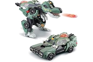 VTech - Switch&Go Dinos Sport el T-Rex Coche Deportivo, Dinosaurio Que se transforma en vehículo, Juguete para niños 3-8 años, Versión ESP