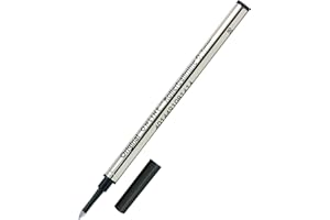 Online 1x Recharge de roller compatible avec Faber-Castell, Senator, Schneider | Couleur Noire indélébile | épaisseur de trait moyenne (0,7 mm) I Mine de rechange pour stylo roller