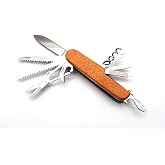 Valkyrie Wooden Outdoor Camping Pocket Knife
