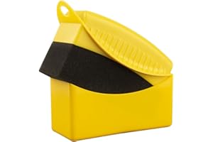 GEDOX Tampon éponge de cire de voiture, tampons applicateurs pour voiture, tampons applicateurs de revêtement de pneu de brillance de pneu parfaits pour appliquer du brillant de pneu, du pneu mouillé, du ge