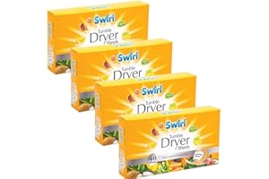 SOTL® X4 Tropical Swirl Tumble Dryer Sheets - Long Lasting, Eliminates Static Cling & Softens Clothes in Laundry Dryer Machine - 35 Sheets