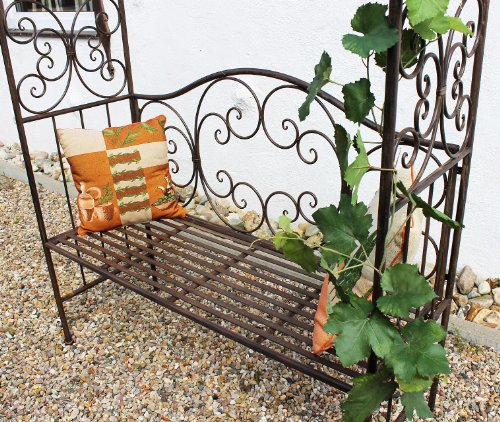 DanDiBo Rosenbogen mit Bank 120852 aus Metall 250 cm Gartenbank Spalier Pergola Kletterhilfe - 4