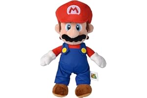 NICOTOY Super Mario Peluche 30 cm, 109231010, Multicolore, Taille Unique