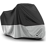 Favoto Telo Coprimoto Esterna Impermeabile - Copertura per Moto XXXL Oxford Antipolvere Protezione UV con Foro per Lucchetto 
