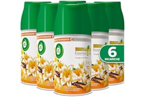 Airwick Freshmatic Ricariche Vaniglia e Thè Bianco, Profumatore per Ambiente, 250 ml, Confezione da 6
