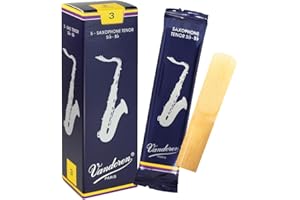 Vandoren SR223 - Caja de 5 cañas tradicional n.3 para saxofón tenor