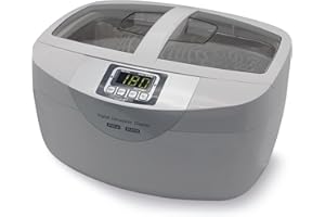 PEREL Velleman VTUSC3 Ultrasonic Cleaner with Timer, Multi-Colour, 2.6 Litre