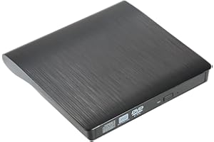 Docooler Caja Ultra Delgada portátil USB 3.0 SATA 9.5mm Unidad de Disco óptico Externo para PC Portátil