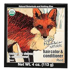 Hair Color & Conditioner- Red - 4 oz - Powder