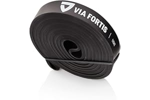 ‎VIA FORTIS VIA FORTIS Premium Resistance Bands + Übungsanleitung und Tasche - Widerstandsbänder/Klimmzugband und Klimmzughilfe/Fitnessband/Trainings-Bänder für Fitness & Krafttraining