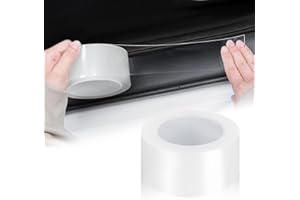 EINESIN Protezione per porta dell'auto Trasparente 5cm×10M, Pellicola universale di protezione per portiera dell'auto, Protezioni Per Davanzali Per Porte Auto Universali, Autoadesive
