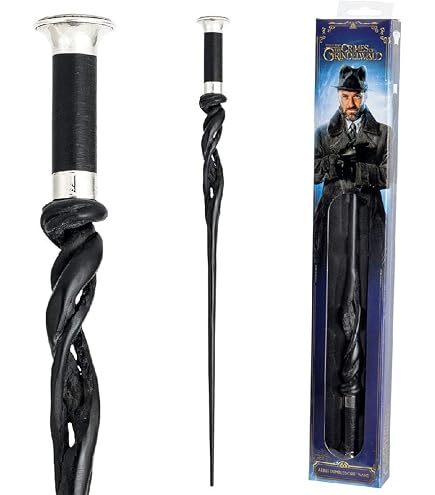 The Noble Collection – Baguette De Yusuf Kama (Fantastic Beasts) – 38,5 Cm Avec Boîte Fenêtre