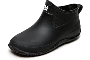GURGER Stivali di Gomma Donna Impermeabili Scarpe da Pioggia Stivaletti Pioggia Bassi Antiscivolo