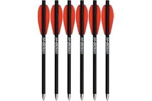 X- BOW FMA ENGINEERING X-Bow FMA Bolzen - 6,5 Zoll - Carbon - 6er Pack; für unterschiedliche Ansprüche und Einsatzzwecke konzipiert und ideal geeignet für alle Pistolenarmbrüste