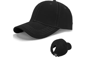 LIVACASA Baseball Damen Pferdeschwanz Baseball Cap Atmungsaktiv Cappi Sonnenhut Sonnenschutz Kappe Schirmmütze Einheitsgröße Cappy Baseballkappe