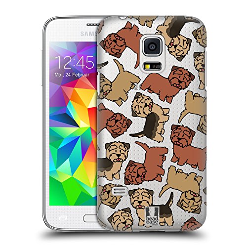 Head Case Designs Norfolk Terrier Dog Breed Patterns 14 Hard Back Case for Samsung Galaxy S5 mini