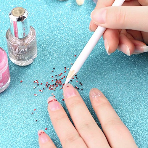 Coscelia 4er Strassstein-Picker Stift zum Aufkleben professionell Nageldesign Tool - 3