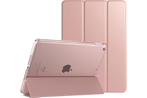 TiMOVO Case for New iPad 8th Generation 2020 / iPad 7th Generation 10.2" 2019, Slim Translucent Frosted Back Protective Smart Cover Case with Auto Wake/Sleep for iPad 10.2-inch - Rose Gold