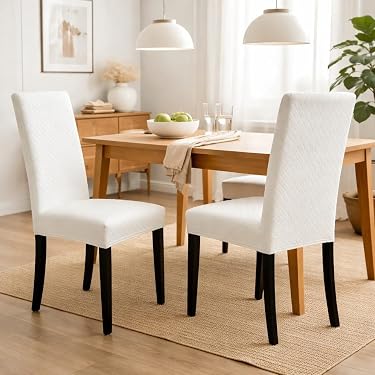 Set Di 8 Coprisedia Parsons Elasticizzati: Lavabili, Per Sala Da Pranzo