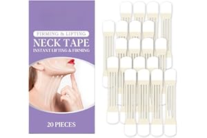 FLUFFSHIP 20PCS Face Lift Tape Instant V-Line Lift Kit - Invisible Face Tightening Patches for Jawline Contouring & Double Chin Care, Portable Beauty Essential for Travel & Daily Use