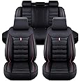 NISMIA Car Seat Covers Full Set 5 Seat for Mercedes-Benz EQV EQA EQB, Leather Seat Covers Luxury Seat Cover Front and Rear Seat Protectors, Leather Car Seat Covers Waterproof Soft Car Seat(C)