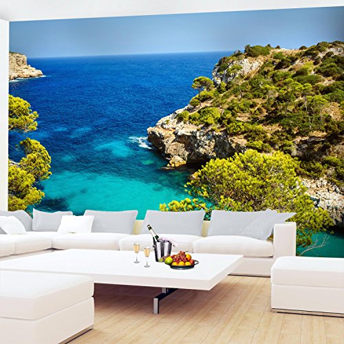 Fototapete Meer 352 x 250 cm – Vliestapete – Wandtapete – Vlies Phototapete – Wand – Wandbilder XXL – !!! 100% MADE IN GERMANY !!! Runa Tapete 9004011c - 4