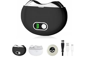 NNOUONN Electric Nail Clipper for Toenails Fingernail, 3-Speed Automatic Nail Trimmer for Baby, Kids, Adults, Seniors, Rechargeable Cutting Electric Nail Cutter with Nail Scraps Storage (Black)