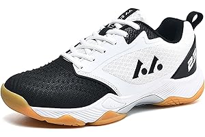 BLBK Badminton Shoes, Squash Shoes, Indoor Shoes for Various Floors, Comfortable and Firm Grip, Unisex Volleyball Shoes