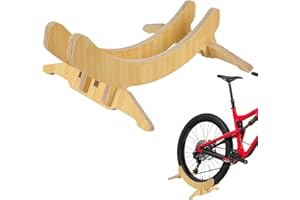 Bexdug Sol pour vélo,Supports vélo au Sol | vélo en Bois pour vélo Montagne et Organisateur Stockage pneus Route, Forte universalité