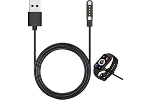 Annlpoy Smartwatch Ladekabel, Universal Kinder ladekabel smartwatch, Magnetisches USB-Ladegerät mit 4-poligem Anschluss, Polabstand 2,54mm, Sicher und Zuverlässig, für Smartwatches