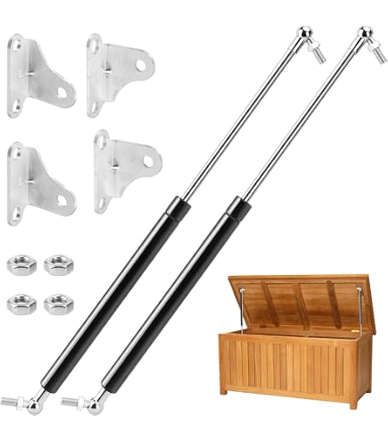 Lot De 2 Ressorts à Gaz 500 Mm 800 N – Vérins Robustes Pour Lit Camping-Car, Bateau, Coffre, Porte, Fenêtre, Abri Jardin