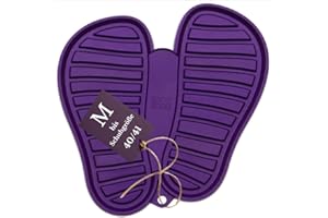 ‎SANNI SHOO Sanni Shoo Shoo.Pad Schuhablage Schuhabtropfschale – Waschbare Schuhmatte in versch. Größen & Farben I Flexible Schuhwanne (M, bis Schuhgröße 41), violett