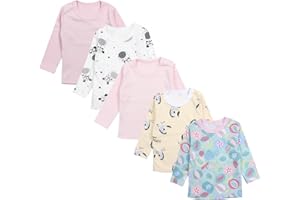 TupTam Camicia per Bambino Neonato a Maniche Lunghe 5 Pezzi