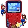 New Edition G620 Gamebox Handheld,Retro Video Game for Kids SUP + 500 in 1:Super Wide LCD for TV,Classic Games Like Contra1 Contra Force Super Mario Bros Street Fighter-USB Recharge (Multicolor)