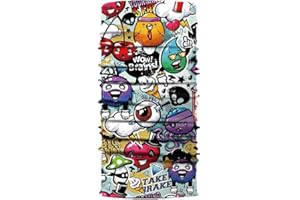 Lulupi Damen und Herren Multifunktionstuch,Lustig Animalprint Schlauchtuch Halstuch Outdoor Gesichtsmaske Atmungsaktiv Staubschutz Mund-Tuch Schlauchschal Face Shield Motorradmaske