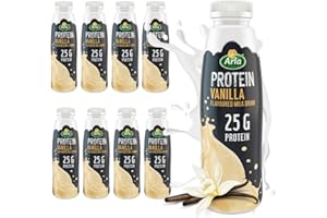 CR SNACKING VANILLA PROTEIN MILK SHAKE 482ml (Pack of 8) - Protein Drinks Ready To Drink Low Sugar Pre-Mixed & Ready To Drink | Recovery Drinks Lean Protein Shake High Protein Drinks | Protein Vanilla Shake
