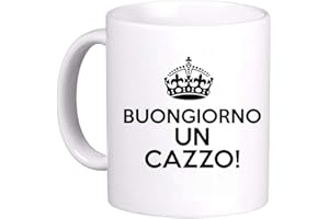LE HERISSON Tazza MUG Buongiorno un ca**o - REGALO SIMPATICA DIVERTENTE 449
